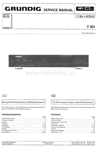 Grundig-T-301-Service-Manual电路原理图.pdf