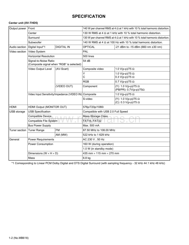 Jvc-THD-5-B-Service-Manual电路原理图.pdf_第2页