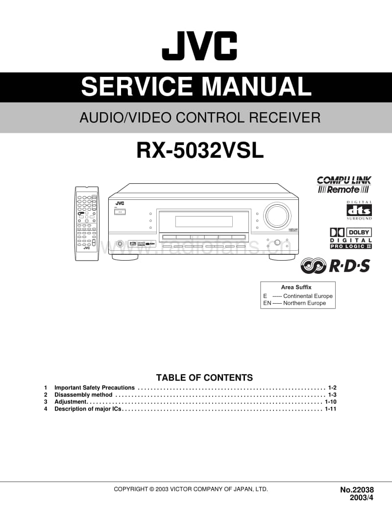 Jvc-RX-5032-VSL-Service-Manual电路原理图.pdf_第1页