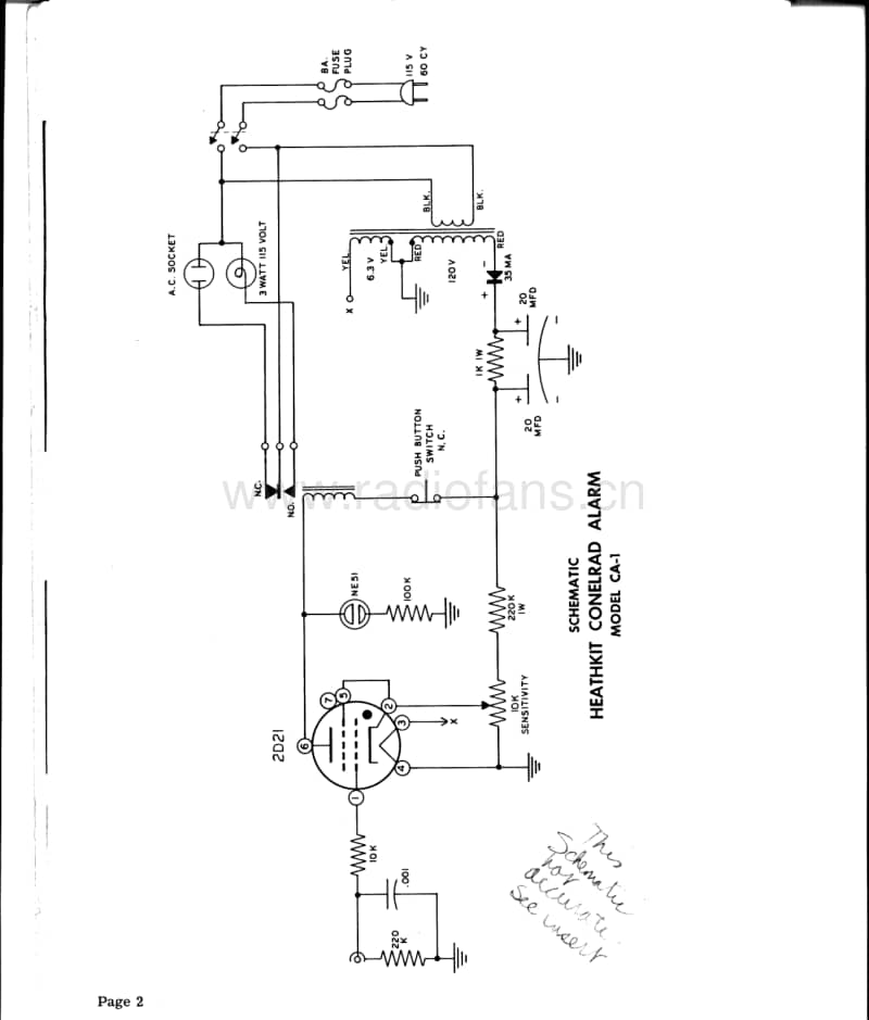 Heathkit-CA-1-Service-Manual电路原理图.pdf_第3页