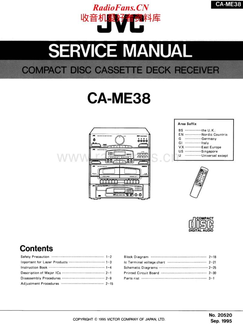 Jvc-CAME-38-Service-Manual电路原理图.pdf_第1页