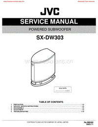 Jvc-SXDW-303-Service-Manual电路原理图.pdf