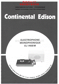Continental-Edison-EL-1466-M-Service-Manual电路原理图.pdf