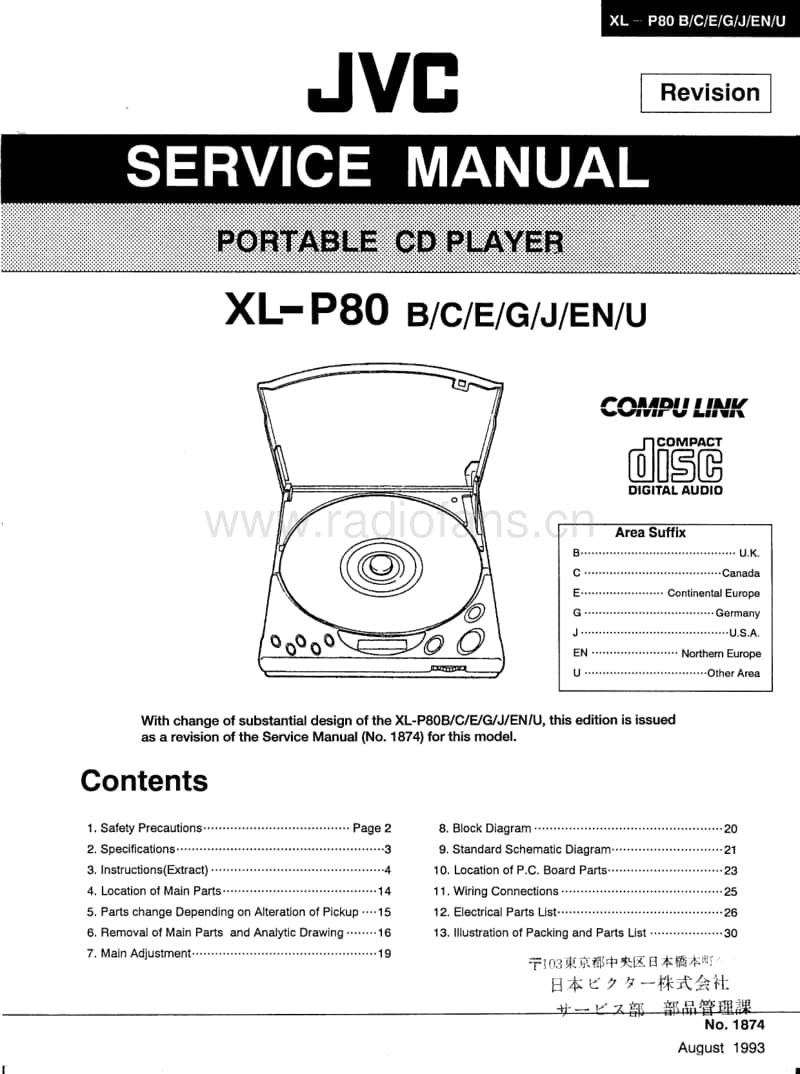 Jvc-XLP-80-Service-Manual电路原理图.pdf_第1页