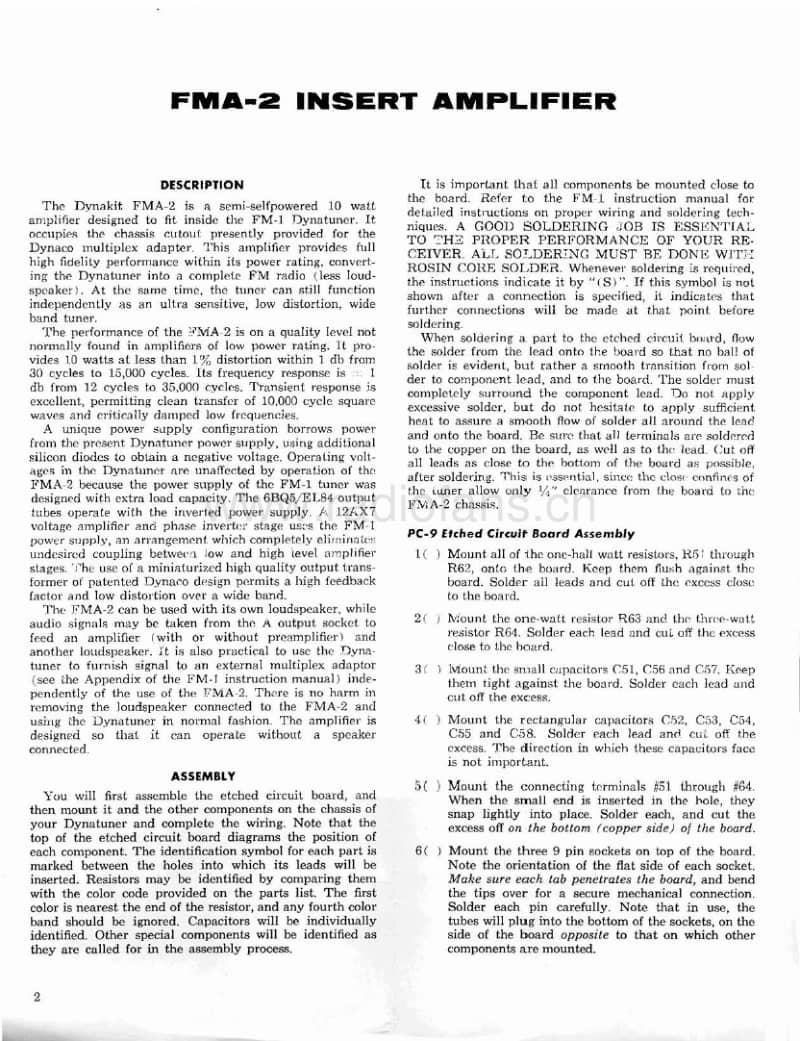 Dynaco-FMA-2-Service-Manual电路原理图.pdf_第2页