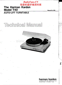 Harman-Kardon-T-40-Service-Manual电路原理图.pdf