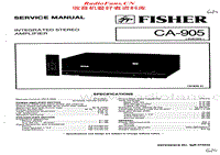 Fisher-CA-905-Service-Manual电路原理图.pdf