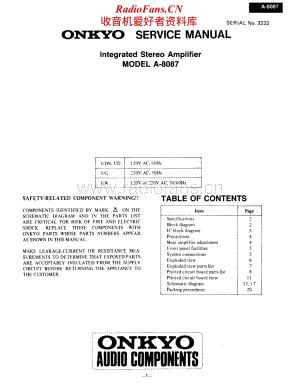 Onkyo-A8087-int-sm维修电路原理图.pdf