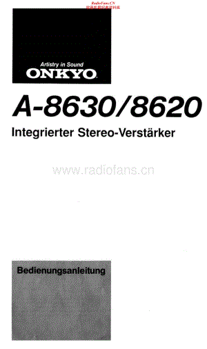 Onkyo-A8620-int-om维修电路原理图.pdf