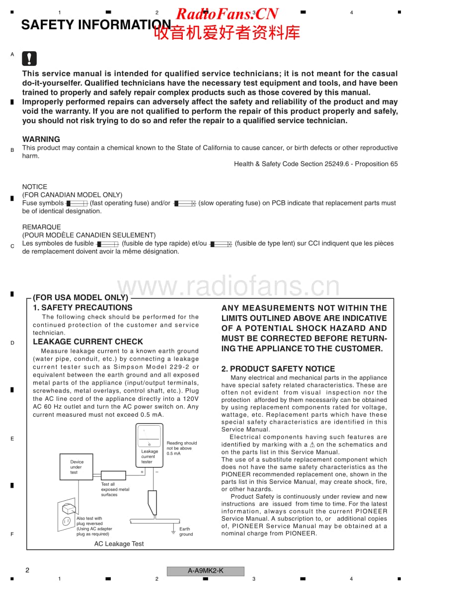 Pioneer-SXA9MK2-rec-sm维修电路原理图.pdf_第2页