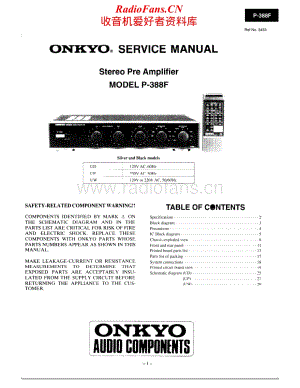 Onkyo-P388F-pre-sm维修电路原理图.pdf