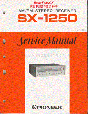 Pioneer-SX1250-rec-sm维修电路原理图.pdf
