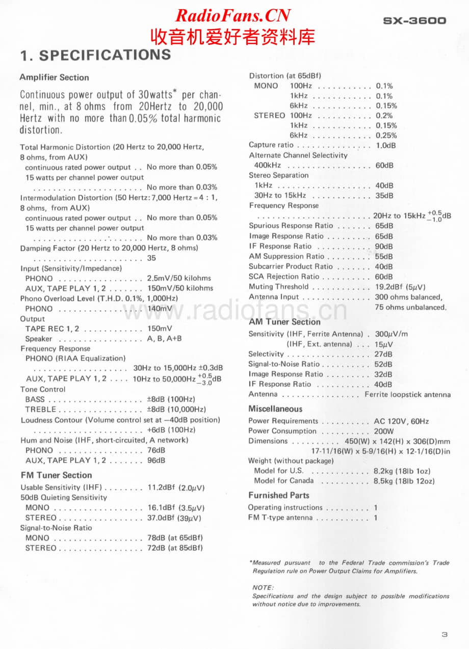 Pioneer-SX3600-rec-sm维修电路原理图.pdf_第3页