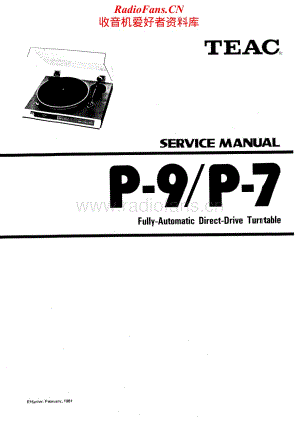 Teac-P9-tt-sm维修电路原理图.pdf