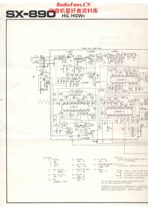Pioneer-SX890-rec-sch维修电路原理图.pdf