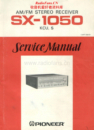 Pioneer-SX1050-rec-sm维修电路原理图.pdf