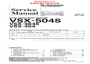 Pioneer-VSX504S-avr-sm维修电路原理图.pdf