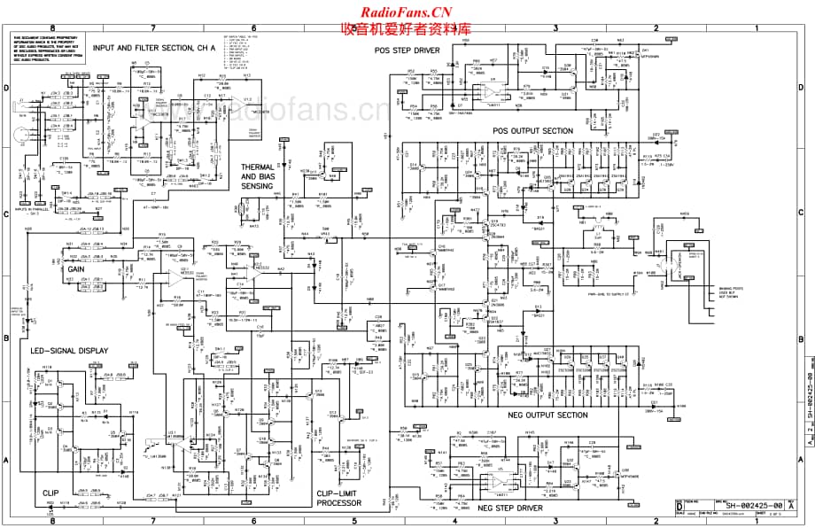 QSC-SRA2422-pwr-sch维修电路原理图.pdf_第2页