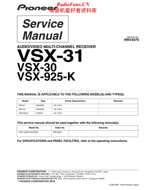 Pioneer-VSX925K-avr-sm维修电路原理图.pdf