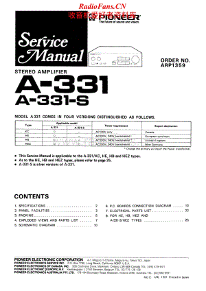 Pioneer-A331-int-sm维修电路原理图.pdf