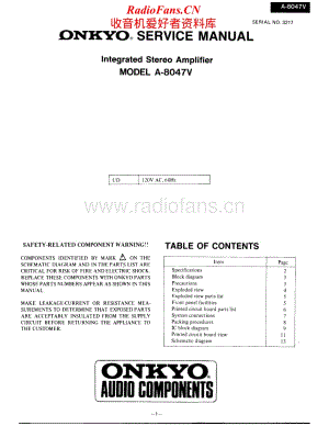Onkyo-A8047V-int-sm维修电路原理图.pdf