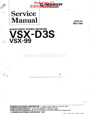 Pioneer-VSX3S-avr-sm维修电路原理图.pdf