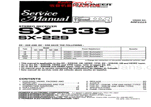 Pioneer-SX339-rec-sm维修电路原理图.pdf