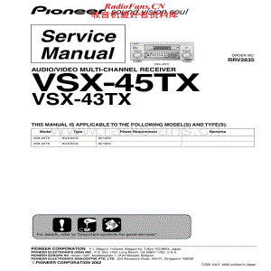 Pioneer-VSX45TX-avr-sm维修电路原理图.pdf