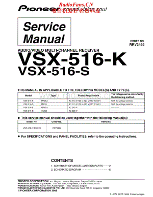 Pioneer-SX516S-rec-sm维修电路原理图.pdf