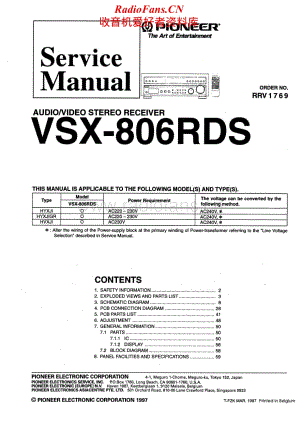 Pioneer-VSX806RDS-avr-sm维修电路原理图.pdf