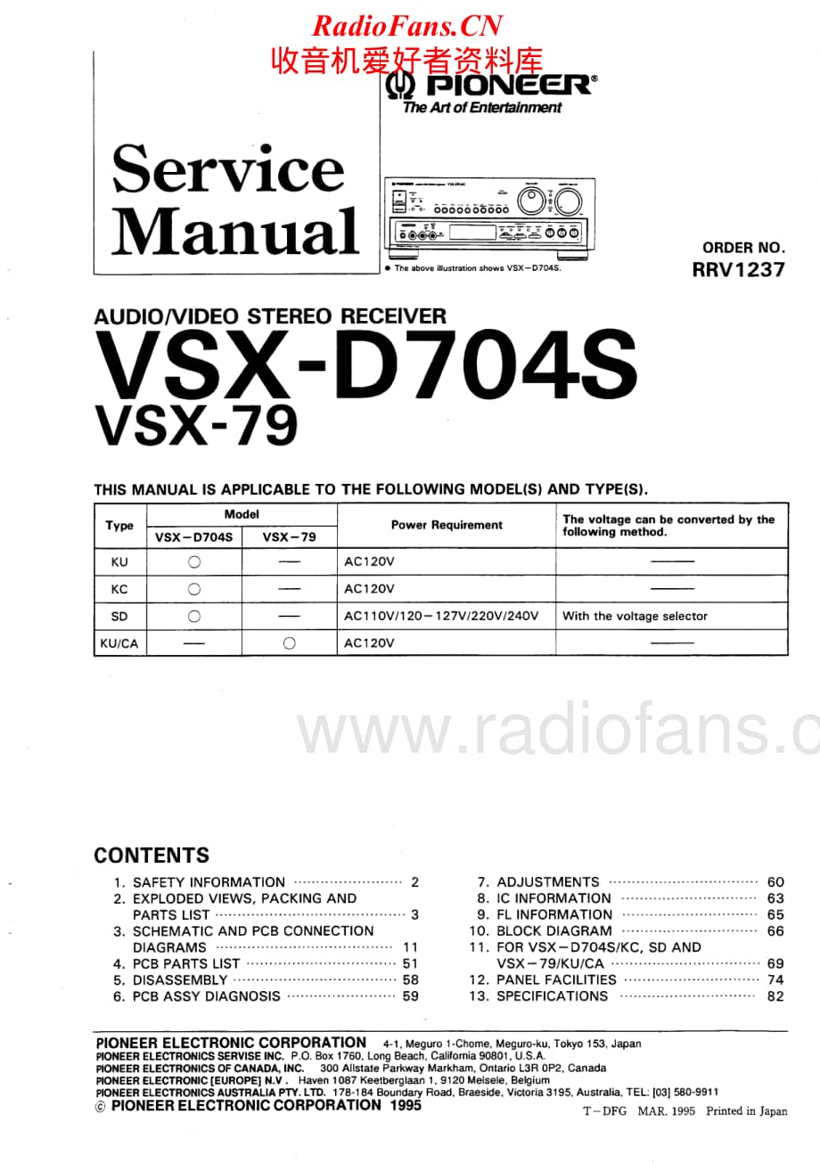 Pioneer-VSXD704S-avr-sm维修电路原理图.pdf_第1页