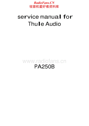Thule-PA250B-pwr-sch维修电路原理图.pdf