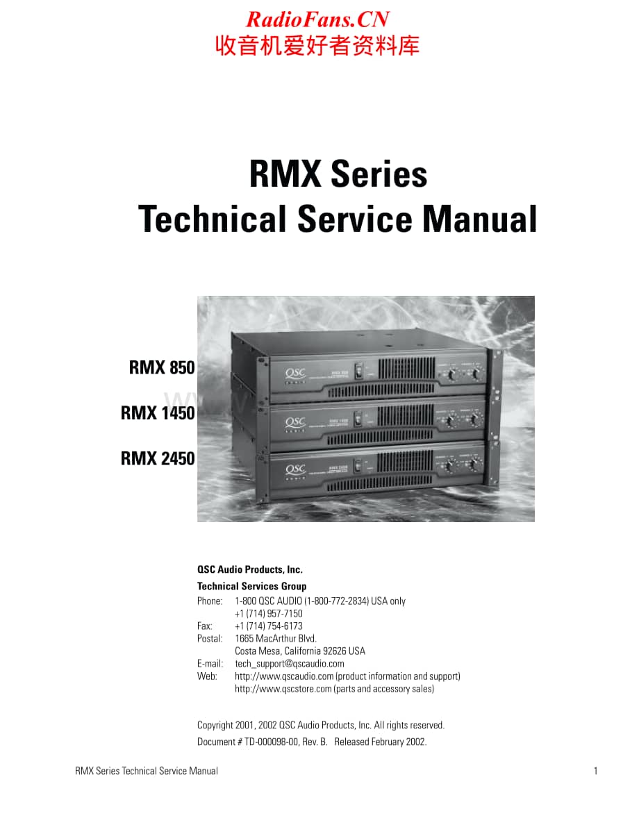 QSC-RMXseries-pwr-sm维修电路原理图.pdf_第3页