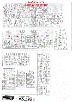 Pioneer-SX525-rec-sch维修电路原理图.pdf