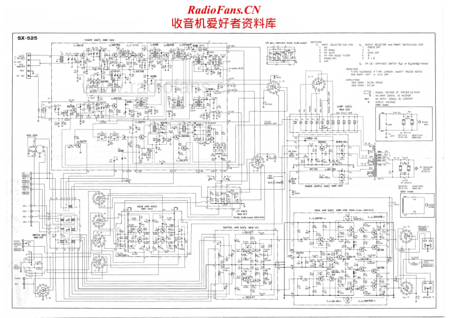 Pioneer-SX525-rec-sch维修电路原理图.pdf_第2页