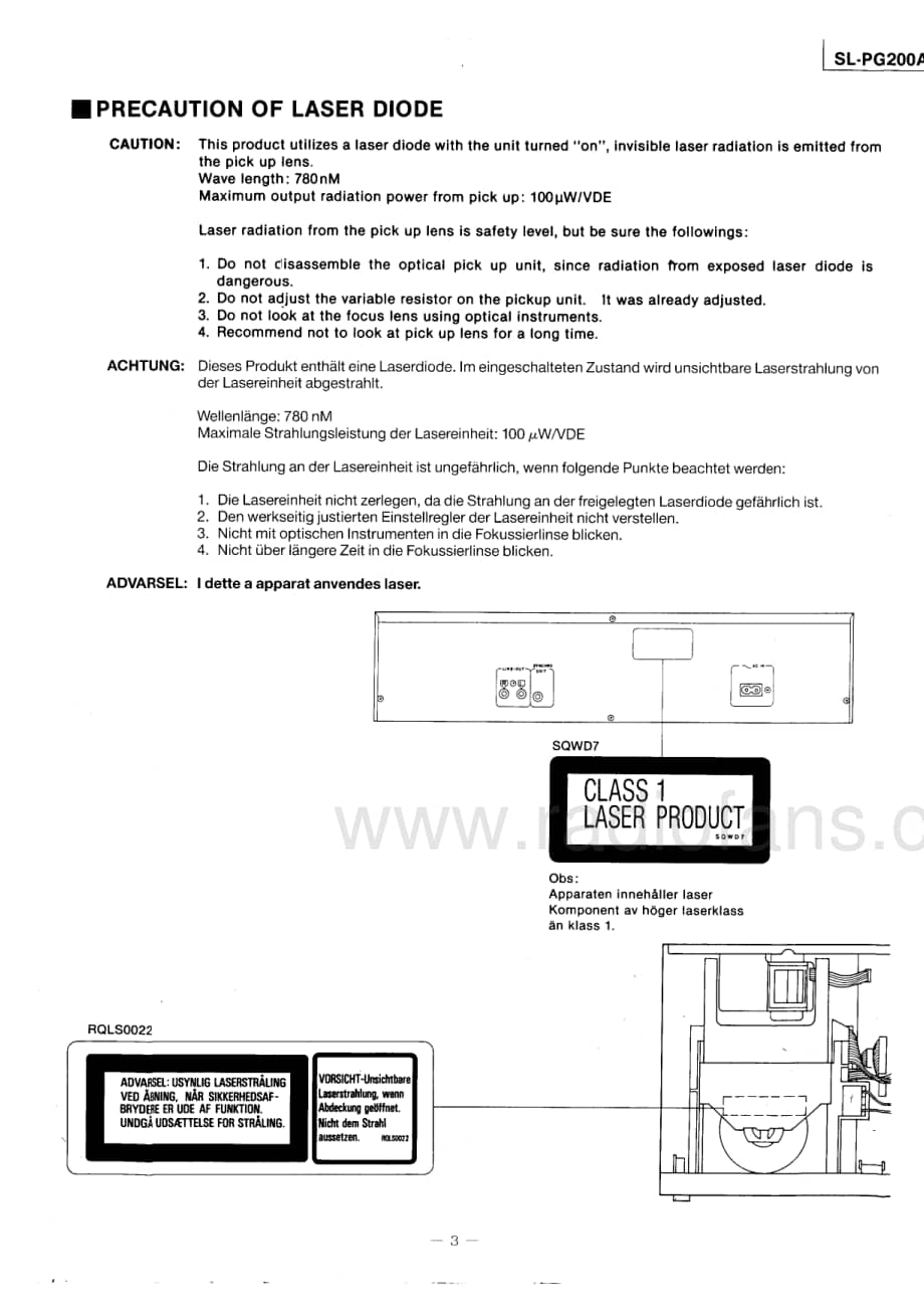 Technics-SLPG200A-cd-sm维修电路原理图.pdf_第3页