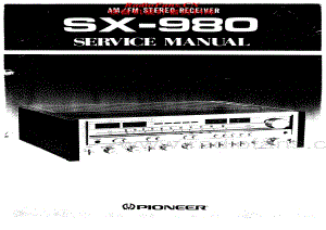Pioneer-SX980-rec-sm维修电路原理图.pdf