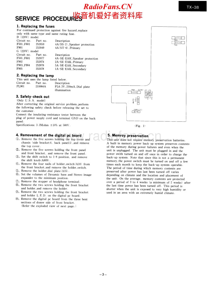 Onkyo-TX38-rec-sm维修电路原理图.pdf_第3页