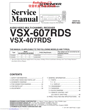 Pioneer-VSX607RDS-avr-sm维修电路原理图.pdf