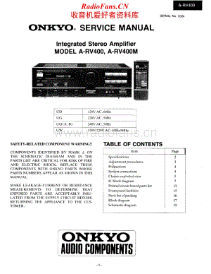 Onkyo-ARV400-int-sm维修电路原理图.pdf