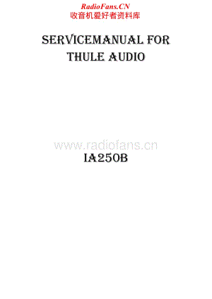 Thule-IA250B-pwr-sm维修电路原理图.pdf