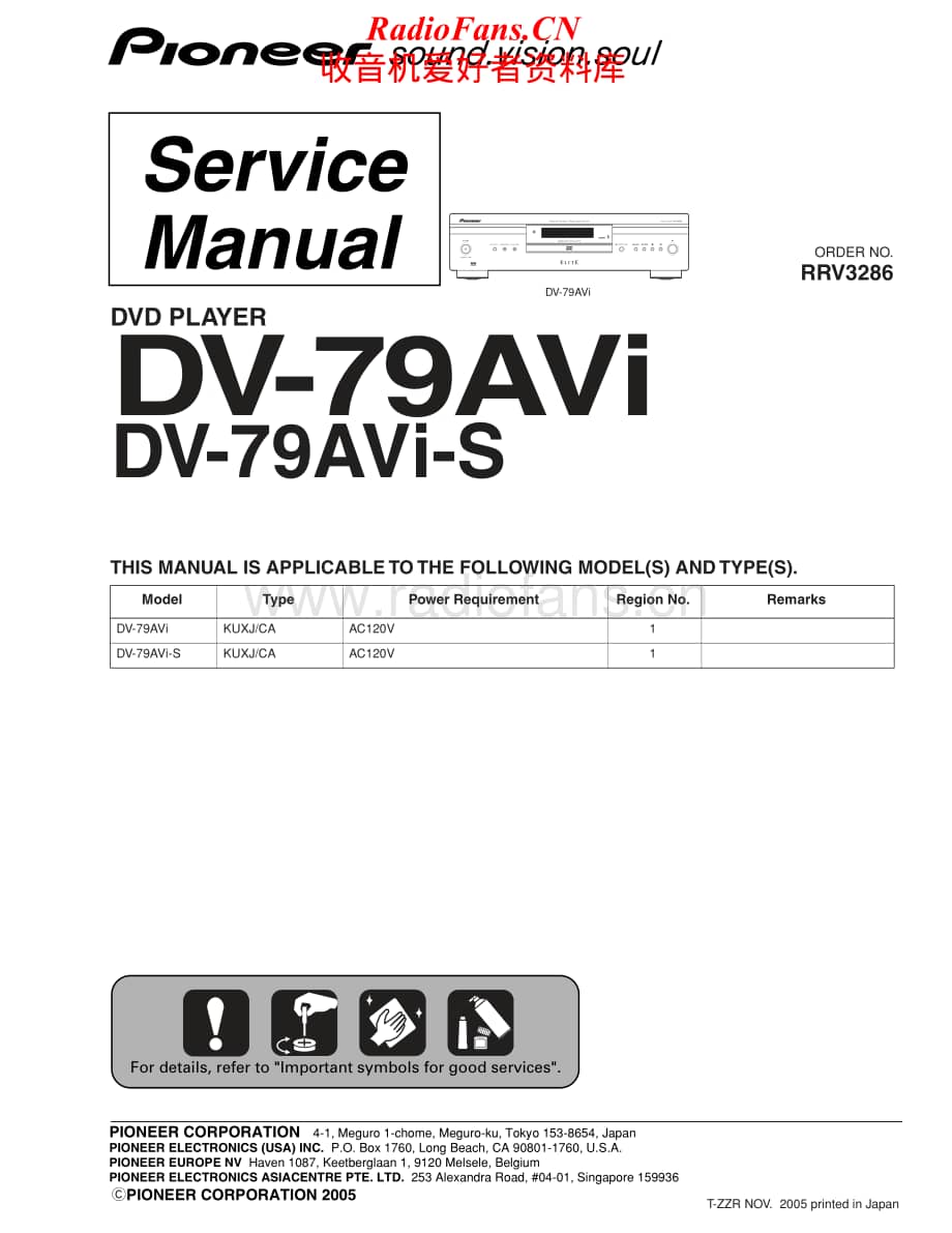 Pioneer-DV79AVI-dvd-sm维修电路原理图.pdf_第1页