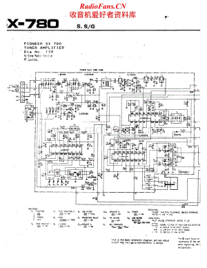 Pioneer-SX780-rec-sm维修电路原理图.pdf