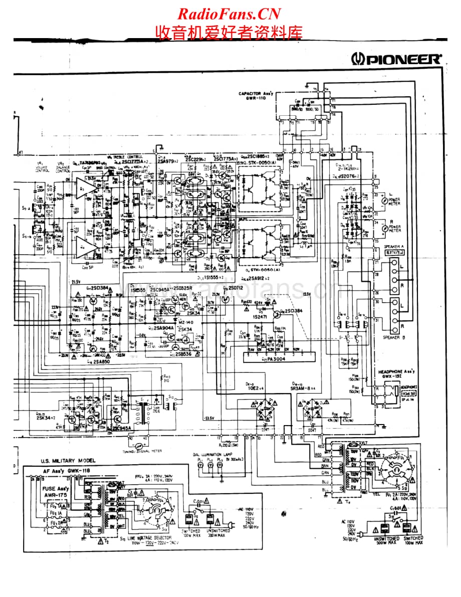 Pioneer-SX780-rec-sm维修电路原理图.pdf_第3页