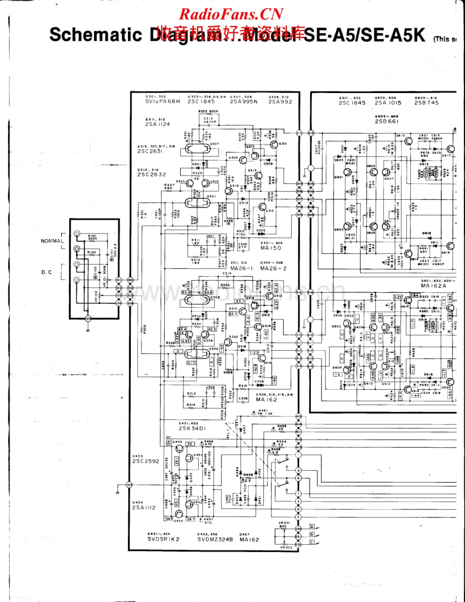 Technics-SEA5-pwr-sch维修电路原理图.pdf_第1页