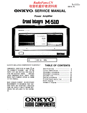 Onkyo-M510-pwr-sm维修电路原理图.pdf