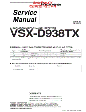 Pioneer-VSXD908RD-av-sm维修电路原理图.pdf