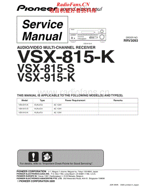 Pioneer-VSX815K-avr-sm维修电路原理图.pdf