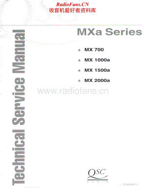 QSC-MXseries-pwr-sm维修电路原理图.pdf