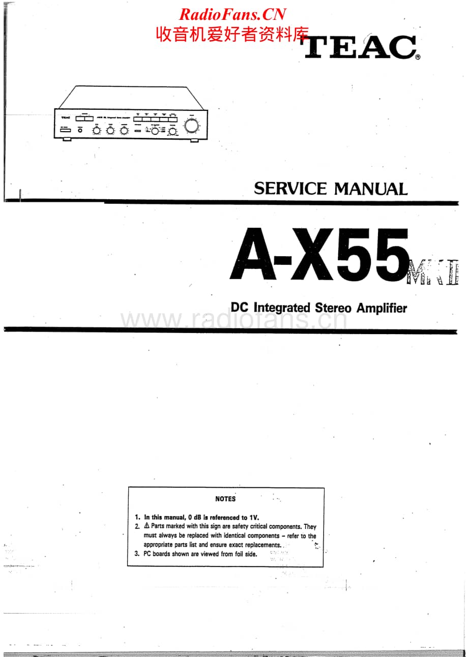 Teac-AX55II-int-sm维修电路原理图.pdf_第1页